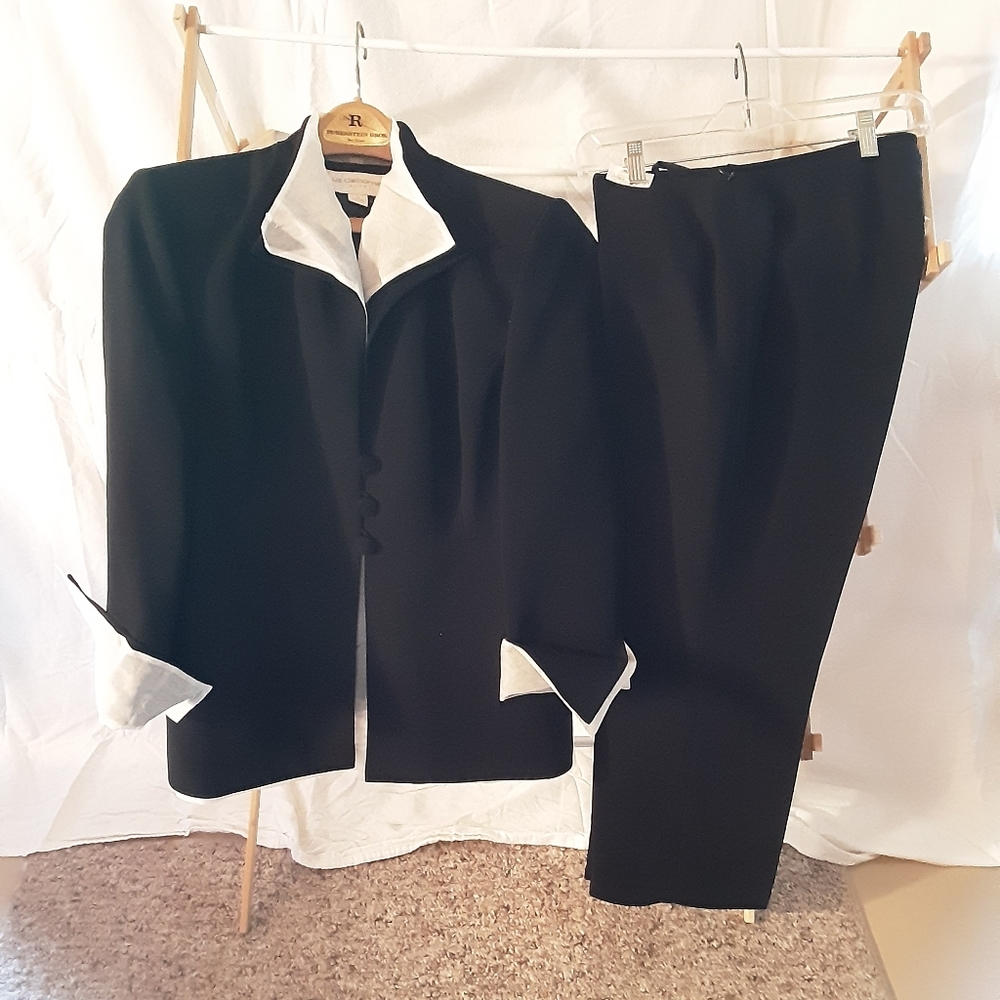 Black Dress Pantsuit